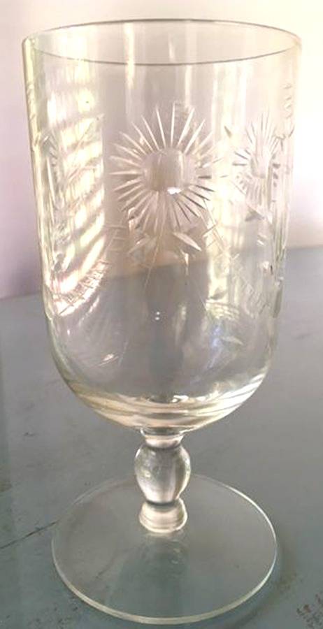 Duchess Footed Tumbler by Glastonbury - Lotus-1