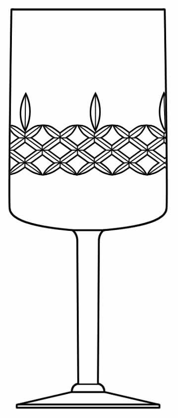 Duchess Water Goblet by Glastonbury - Lotus-1