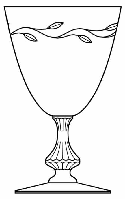 Elegance Water Goblet by Glastonbury - Lotus-1