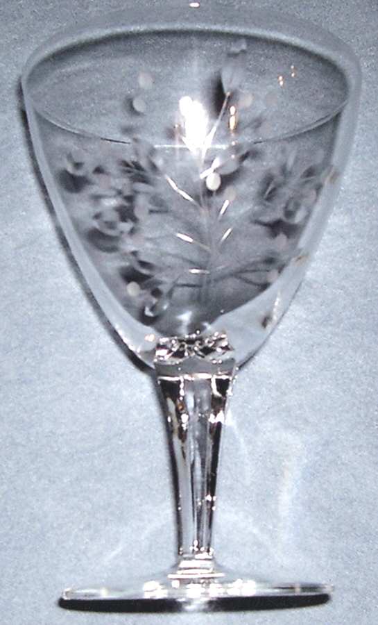 Elegance Water Goblet by Glastonbury - Lotus-1