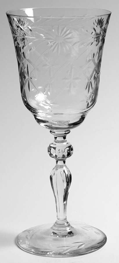 Elizabeth Water Goblet by Glastonbury - Lotus-1