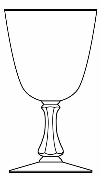 Exquisite Water Goblet by Glastonbury - Lotus-1