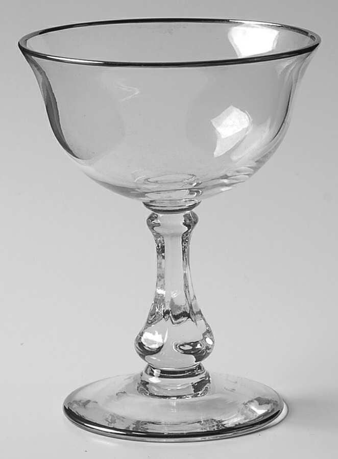 Exquisite Champagne/Tall Sherbet by Glastonbury - Lotus-1