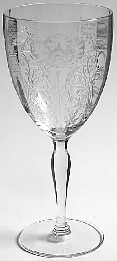 Flanders Clear (Stem 66) Water Goblet by Glastonbury - Lotus-1