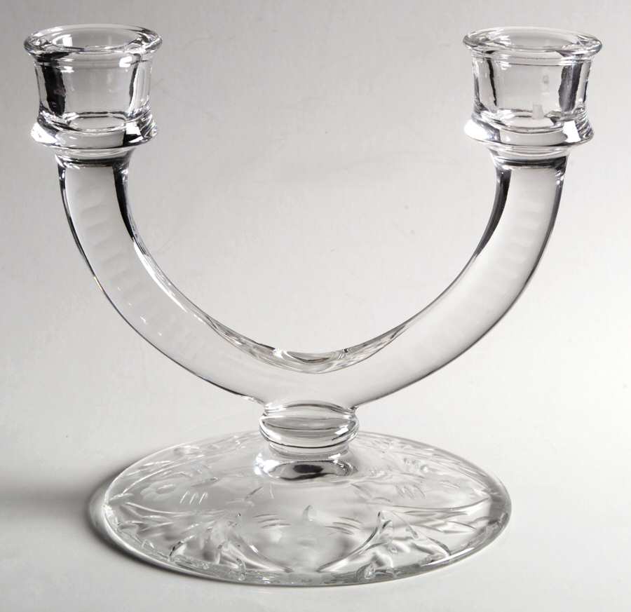 Florence Double Light Candlestick by Glastonbury - Lotus-1