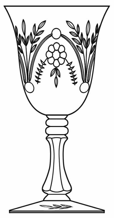 Florence Water Goblet by Glastonbury - Lotus-1