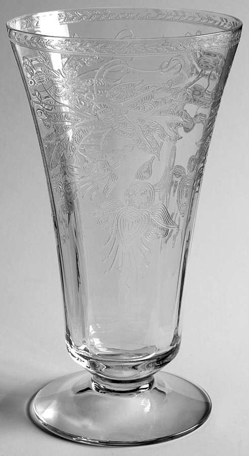 Fuchsia (Stem #76, Etch #0905) Iced Tea by Glastonbury - Lotus-1