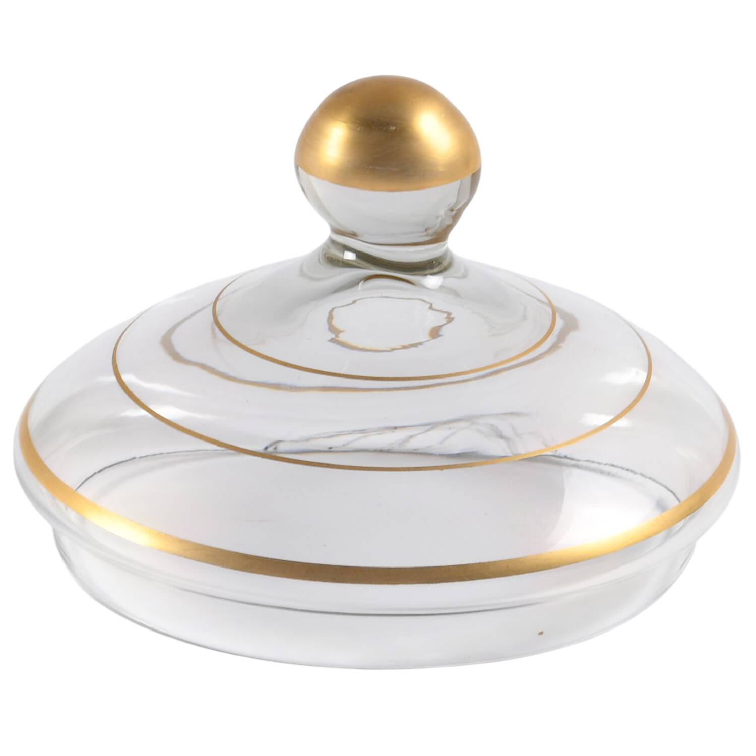 Georgian Gold Lid for Candy Dish by Glastonbury - Lotus-1