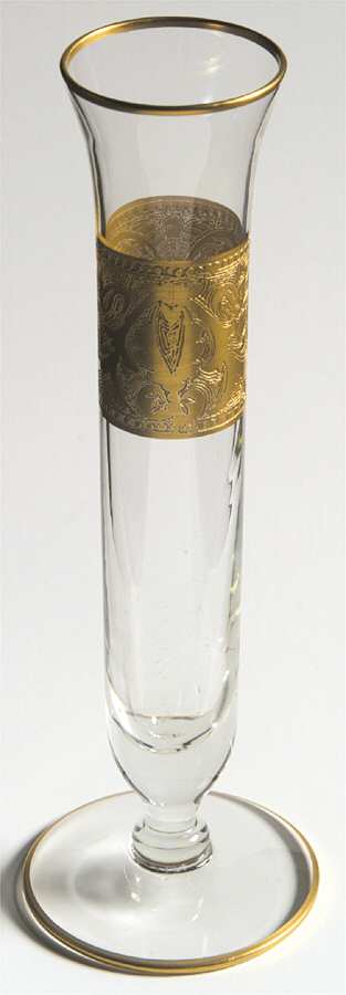 Georgian Gold 6" Flower Vase by Glastonbury - Lotus-1