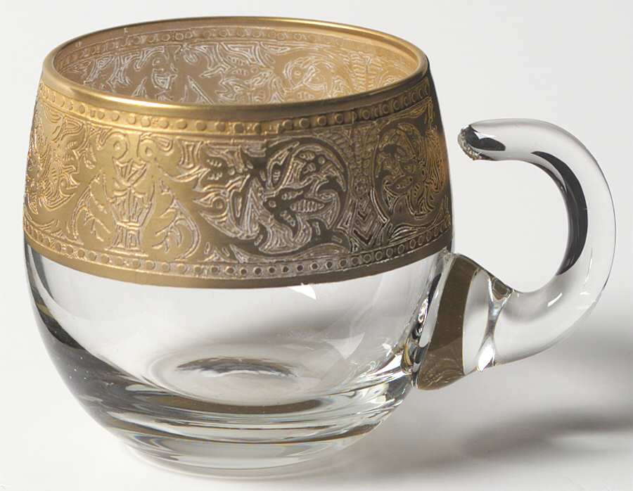 Georgian Gold Punch Cup by Glastonbury - Lotus-1