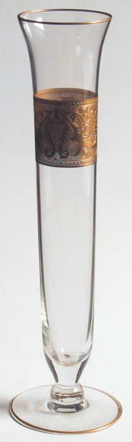 Georgian Gold 9" Bud Vase by Glastonbury - Lotus-1