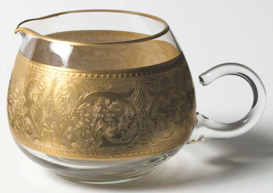 Georgian Gold Creamer by Glastonbury - Lotus-1