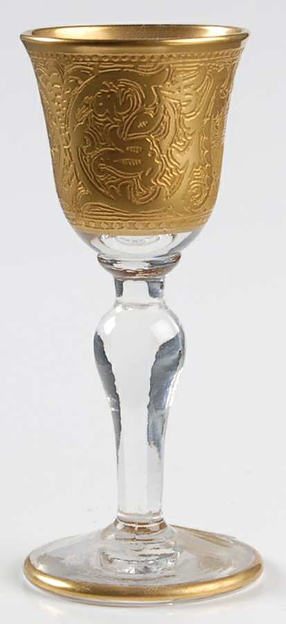 Georgian Gold Cordial Glass by Glastonbury - Lotus-1