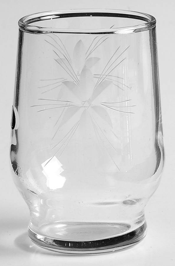 Glory Star Flat Juice Glass by Glastonbury - Lotus-1