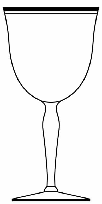Gold Band 114 Water Goblet by Glastonbury - Lotus-1
