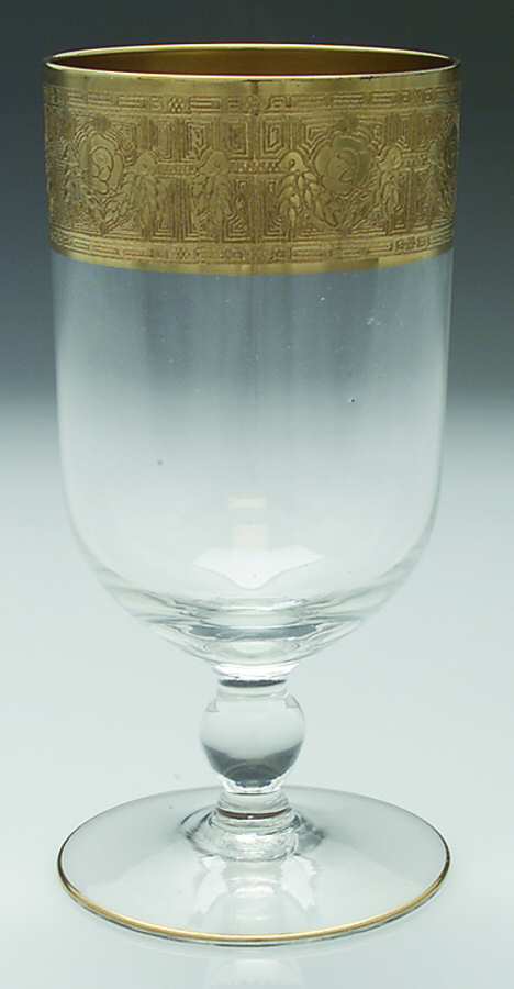 Goldenrod Footed Tumbler by Glastonbury - Lotus-1