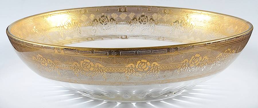 Goldenrod Float Bowl by Glastonbury - Lotus-1