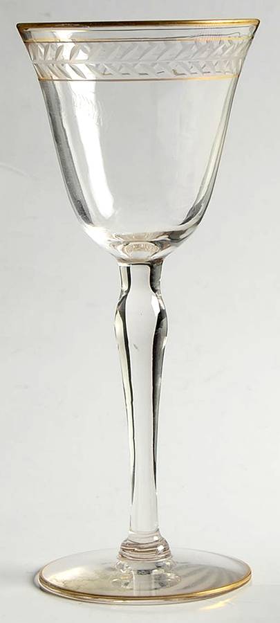 Grenoble (Stem #35) Wine Glass by Glastonbury - Lotus-1