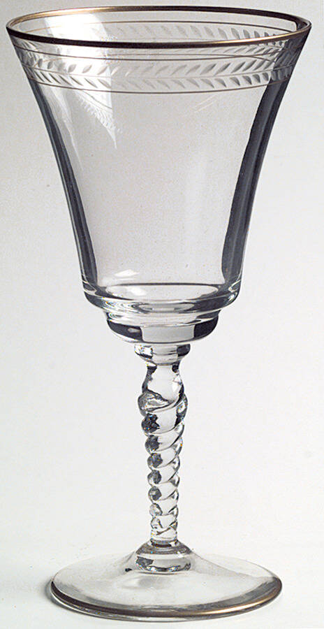 Grenoble Water Goblet by Glastonbury - Lotus-1