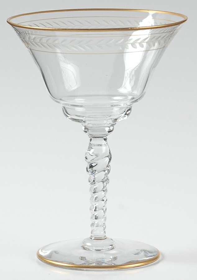 Grenoble Champagne/Tall Sherbet by Glastonbury - Lotus-1