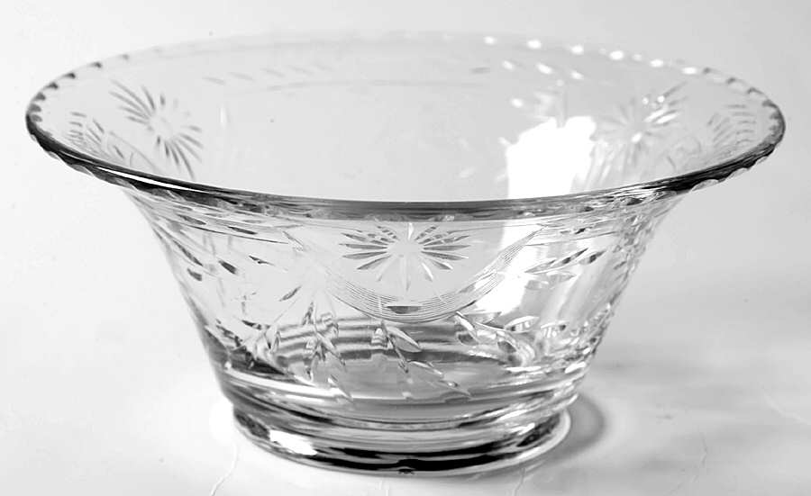 Hostess (Stem 75, Cut 17) Mayonnaise Bowl, Bowl Only by Glastonbury - Lotus-1