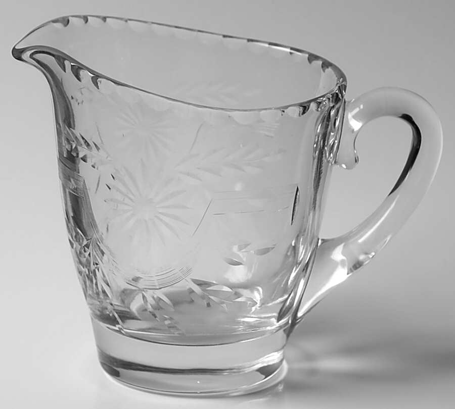 Hostess (Stem 75, Cut 17) Creamer by Glastonbury - Lotus-1