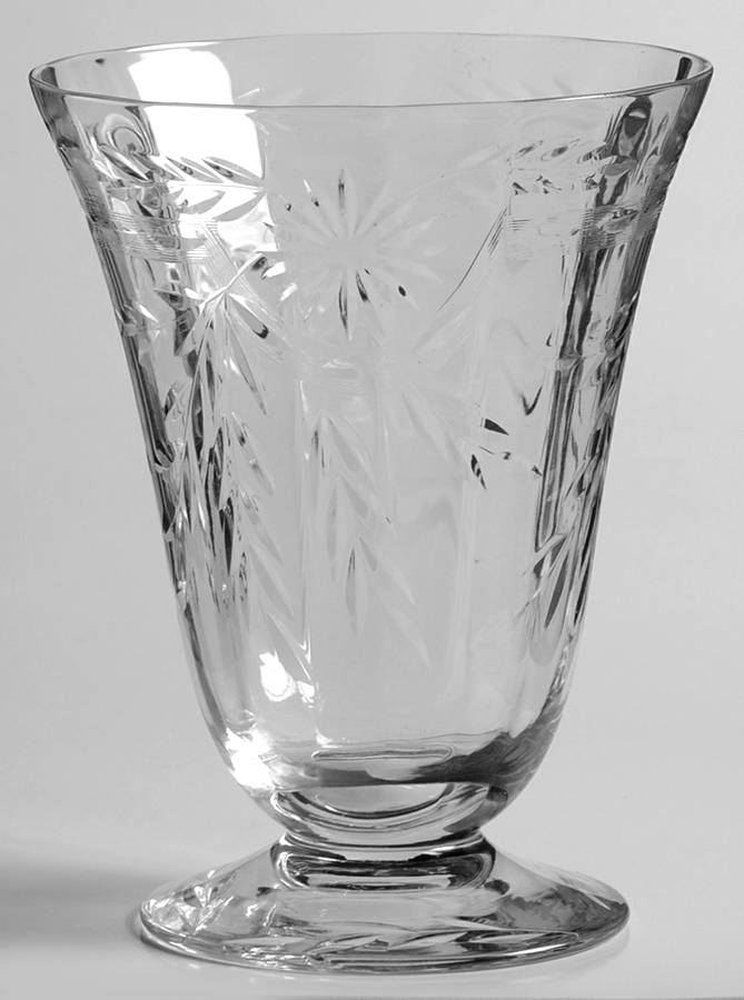 Hostess (Stem 75, Cut 17) Footed Tumbler by Glastonbury - Lotus-1