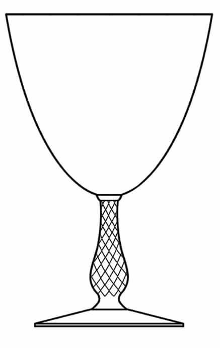 L11 Water Goblet by Glastonbury - Lotus-1