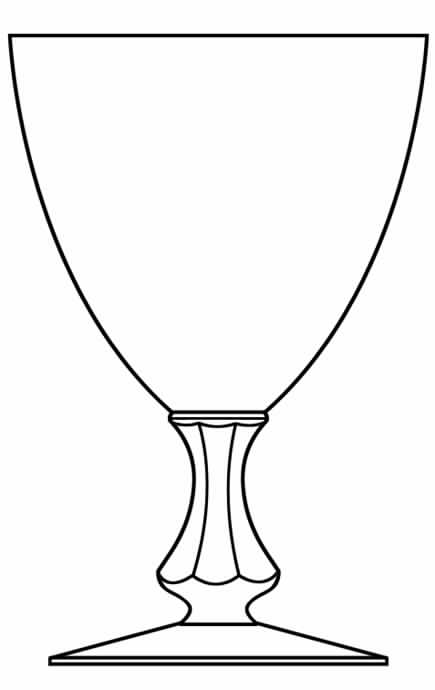 L15 Water Goblet by Glastonbury - Lotus-1
