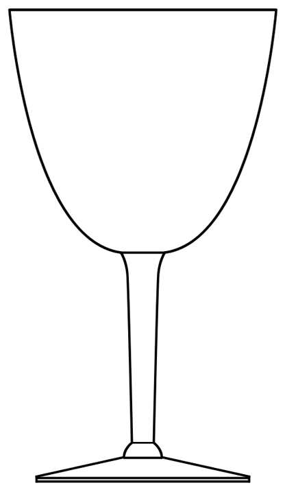 L22 Water Goblet by Glastonbury - Lotus-1