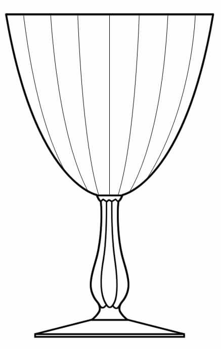 L36 Water Goblet by Glastonbury - Lotus-1