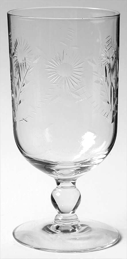 Lady Ruby Footed Tumbler by Glastonbury - Lotus-1