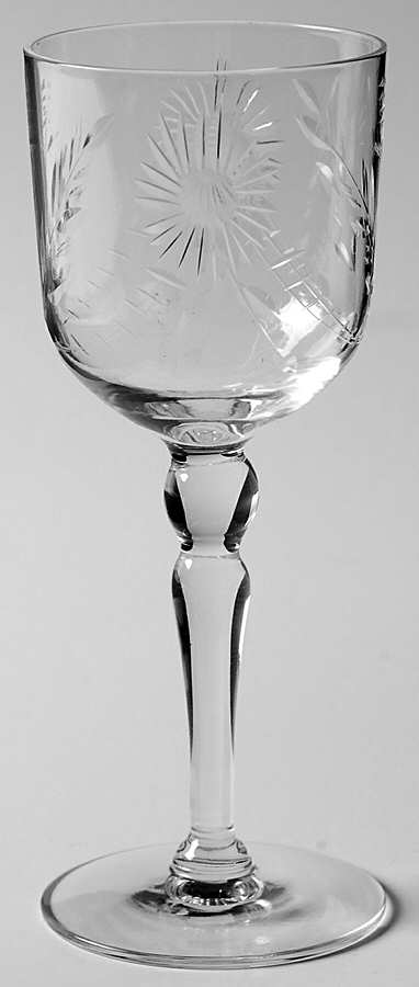 Lady Ruby Wine Glass by Glastonbury - Lotus-1