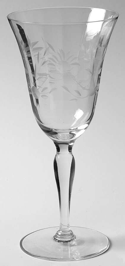 Logan Water Goblet by Glastonbury - Lotus-1
