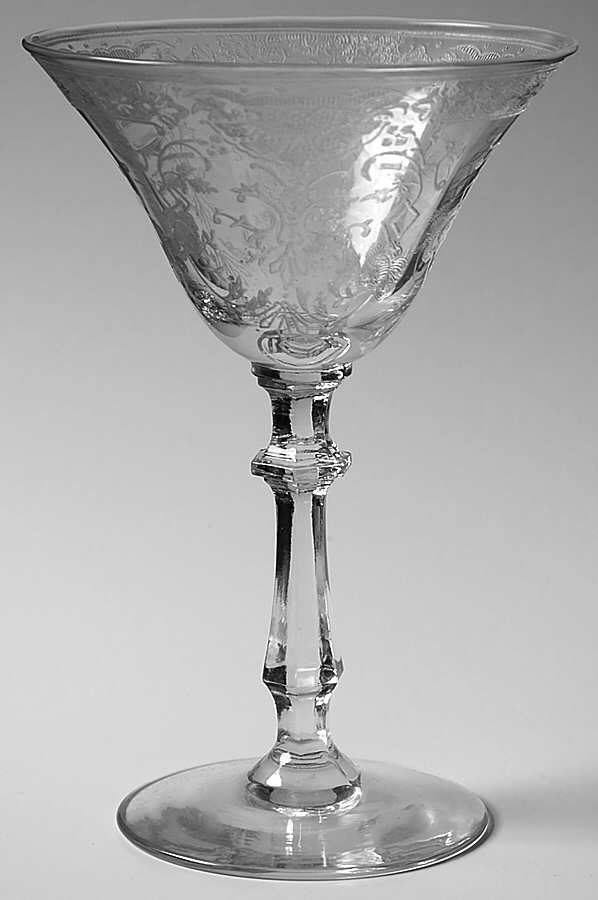 Louise Clear Champagne/Tall Sherbet by Glastonbury - Lotus-1