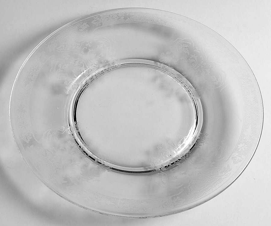 Louise Clear 7" Salad Plate by Glastonbury - Lotus-1