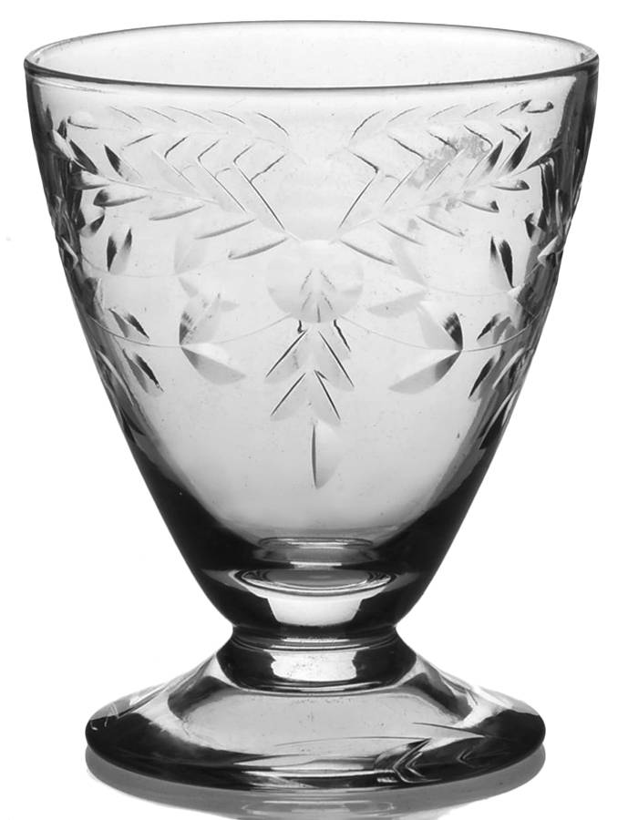 Majesty (Stem 36, Cut 24) Oyster or Fruit Cocktail by Glastonbury - Lotus-1