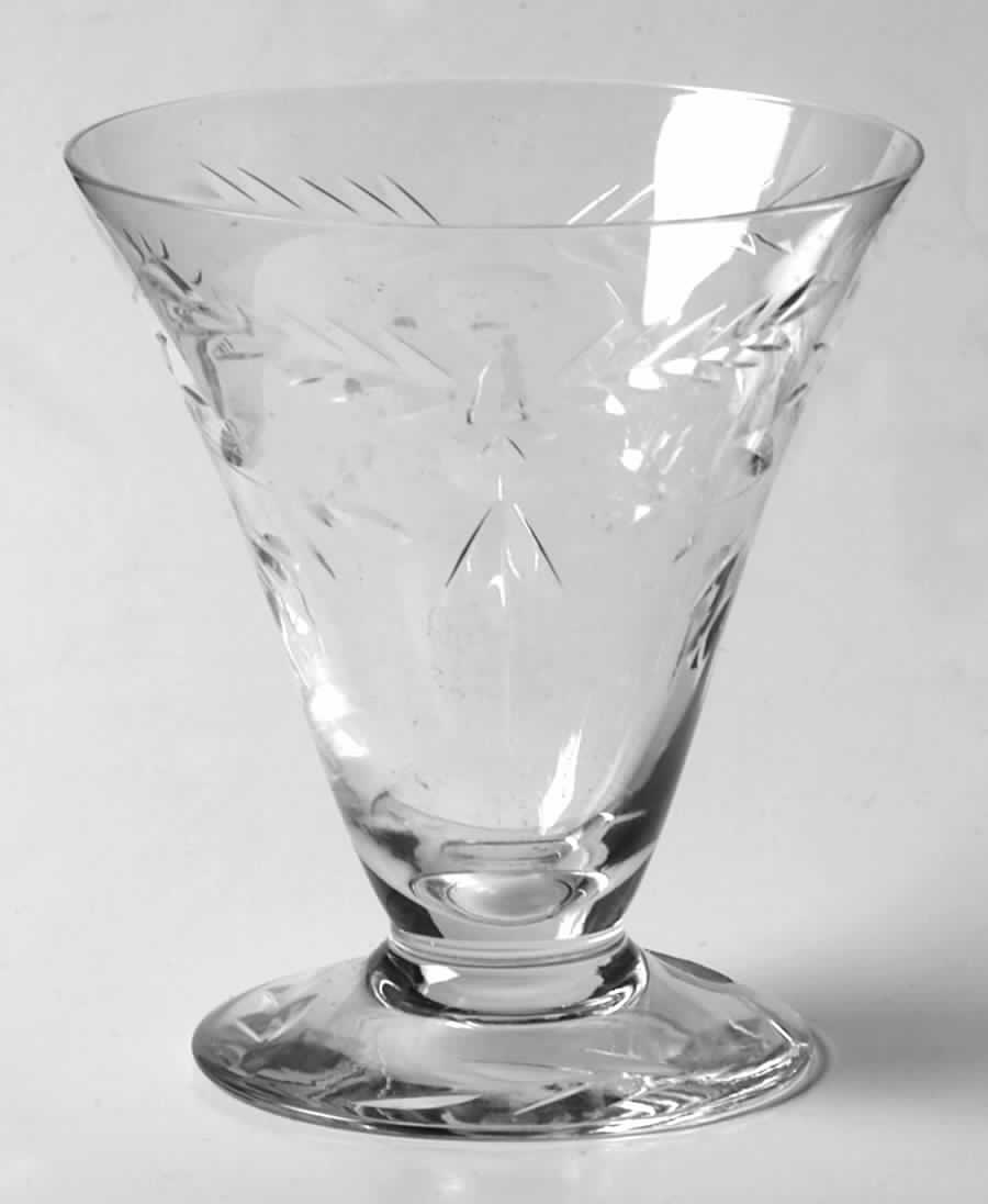 Majesty (Stem 77, Cut 24) Oyster or Fruit Cocktail by Glastonbury - Lotus-1