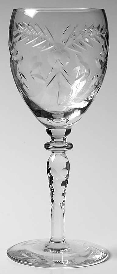 Majesty (Stem 77, Cut 24) Wine Glass by Glastonbury - Lotus-1