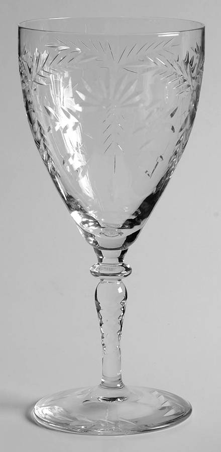 Majesty (Stem 77, Cut 24) Water Goblet by Glastonbury - Lotus-1