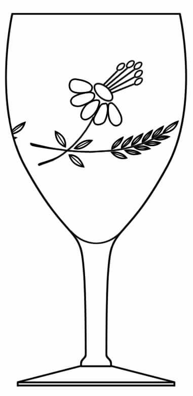 Marie Water Goblet by Glastonbury - Lotus-1