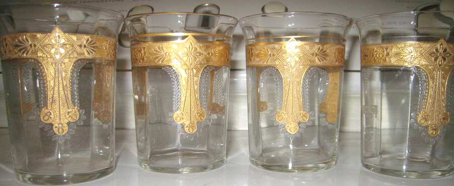 Martha 10 Oz Flat Tumbler by Glastonbury - Lotus-1