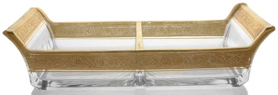 Minton 36 8" Rectangular 2 Part Relish by Glastonbury - Lotus-1