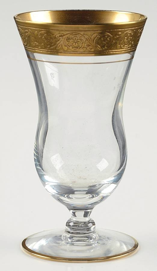 Minuet (Gold Encrusted, Stem 3720) Juice Glass by Glastonbury - Lotus-1