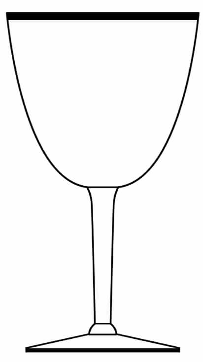 Minuet (Platinum Trim) Water Goblet by Glastonbury - Lotus-1