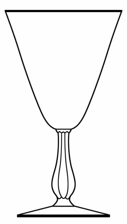 Montclair Clear Water Goblet by Glastonbury - Lotus-1