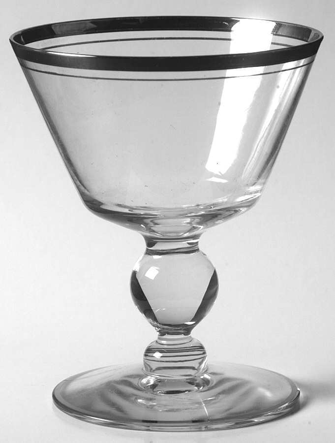 Moonlite Champagne/Tall Sherbet by Glastonbury - Lotus-1