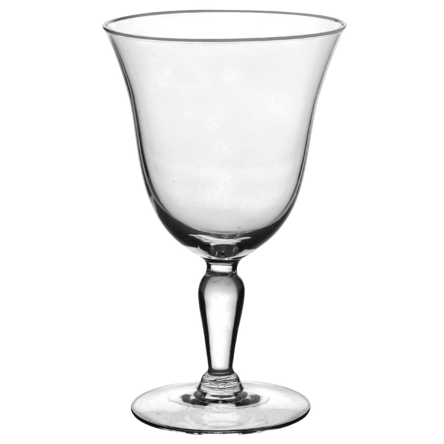 Prelude (Platinum Trim) Water Goblet by Glastonbury - Lotus-1