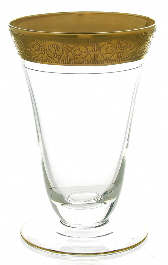 Rambler Rose 35 Gold (Non Optic) Juice Glass by Glastonbury - Lotus-1