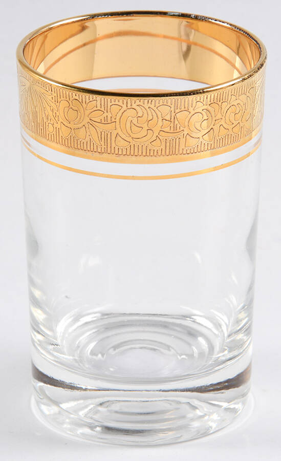 Rambler Rose 35 Gold (Non Optic) Flat Juice Glass by Glastonbury - Lotus-1